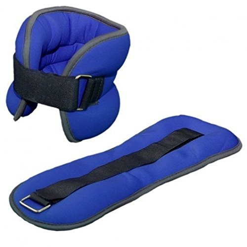2pc Weight Adjustable Ankle/Wrist Fitness Wights, 5-lb pair