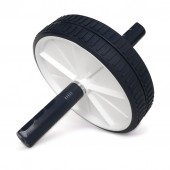 Dual AB Wheel Abdominal Waist Workout Exercise Fitness Gym Roller 