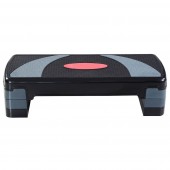 Aerobic Stepper Exercise Adjust 4"-6"-8" Cardio Step Fitness Health w/Risers